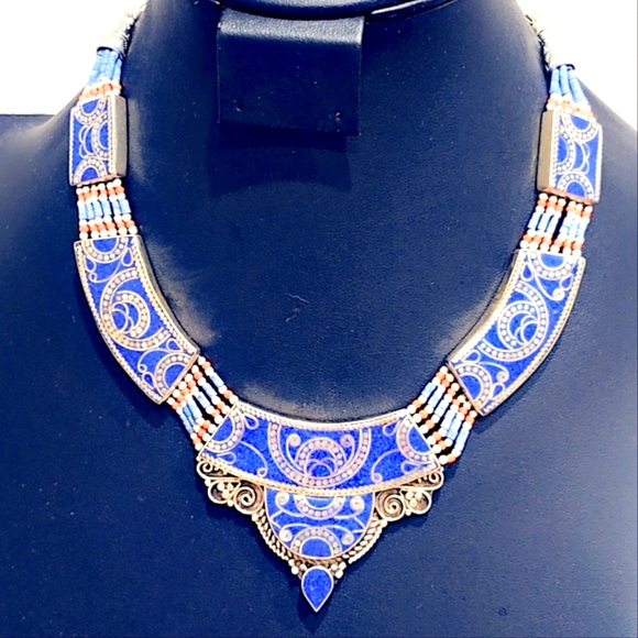 Jewelry - Hand Crafted Tibetan Lapis Necklace